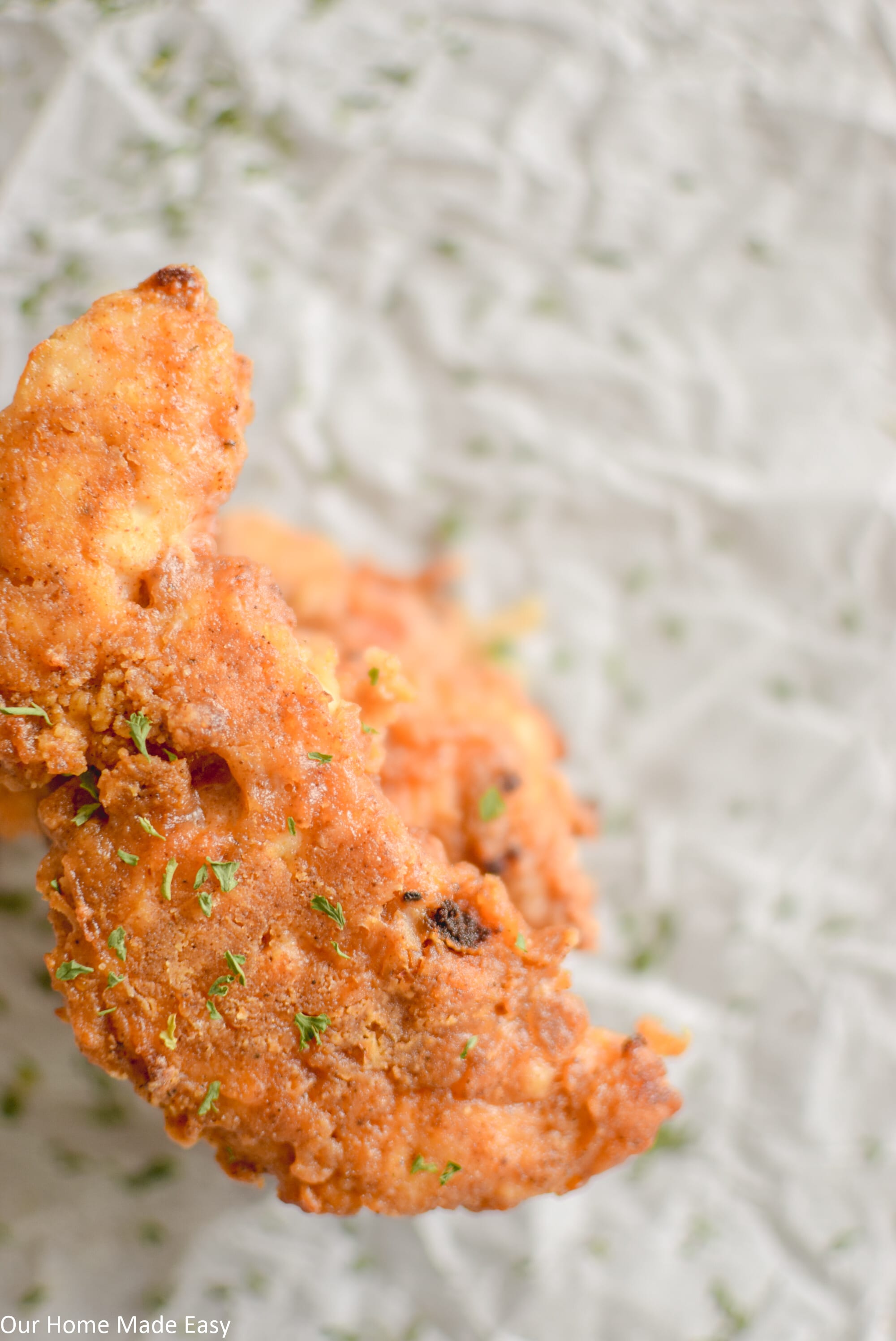 this crispy oven baked chicken is a perfect, easy weeknight dinner recipe