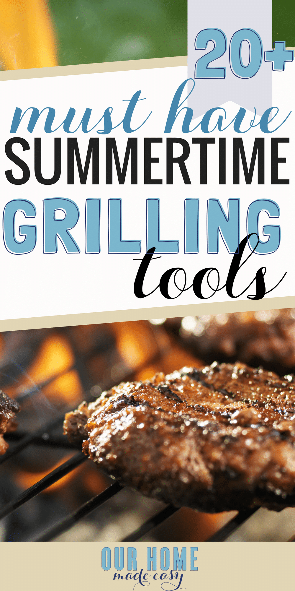 Make BBQ-ing super easy with these favorite grilling tools! #grill #bbq #summer #dinner