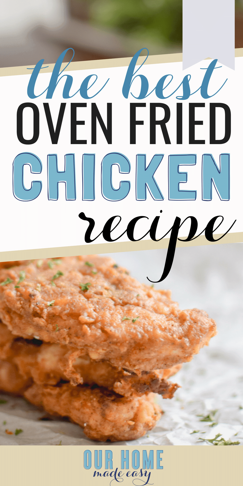 Easy Oven-Fried Chicken Recipe - Aimee Mars