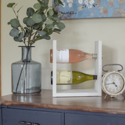 Easy DIY Wine Rack for a Tabletop