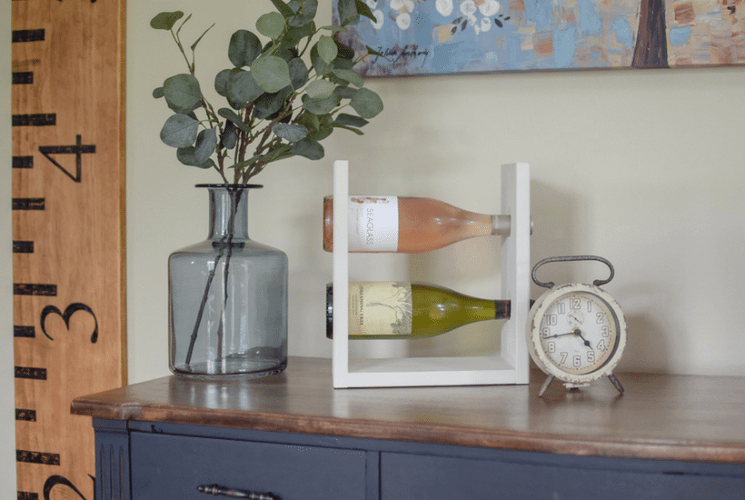 Easy DIY Wine Rack for a Tabletop