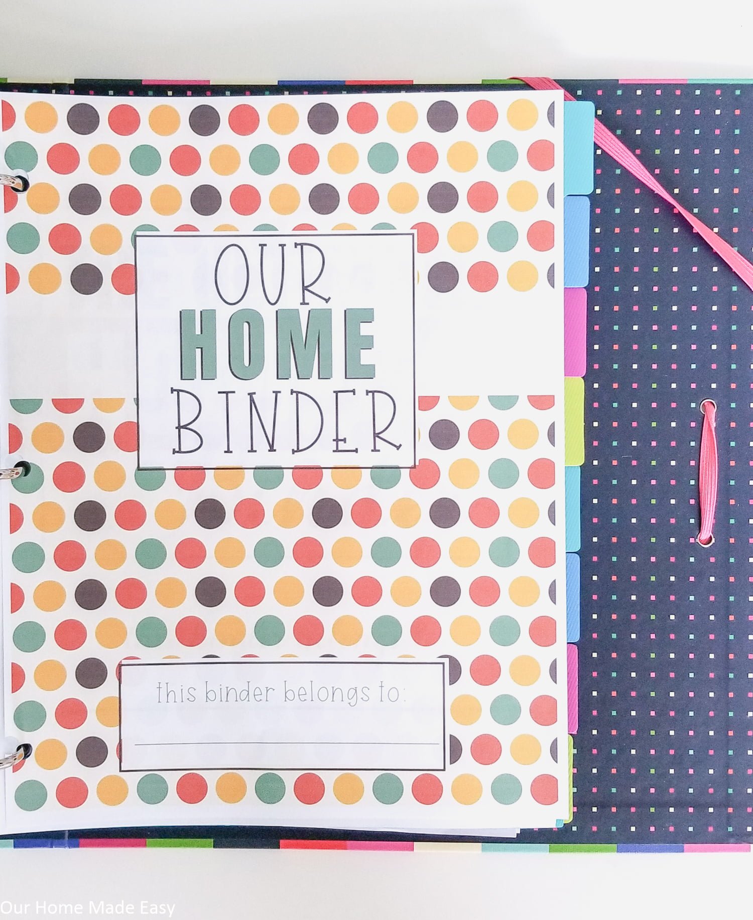 Fall is approaching, prep your home binder for the season with these free autumn home binder covers