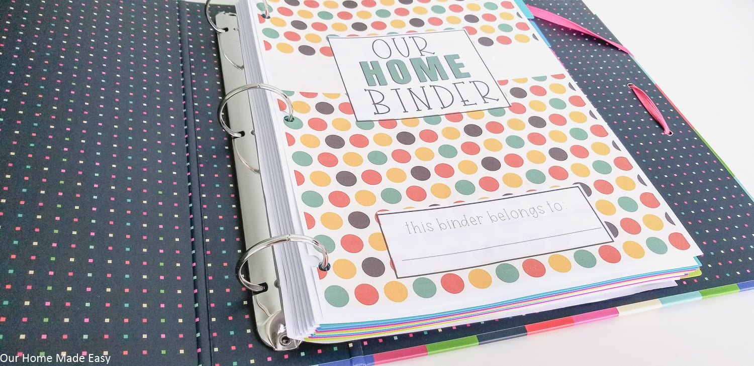 Your home binder is your one-stop shop for all things home. Keep it stylish with these free autumn binder covers!