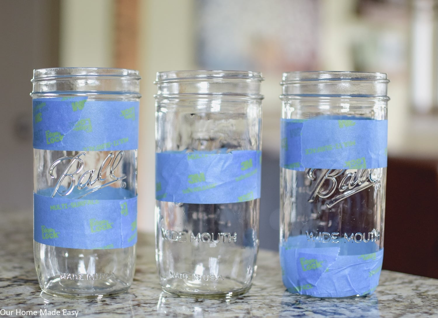 Super Easy Spray Painted Mason Jars – Our Home Made Easy