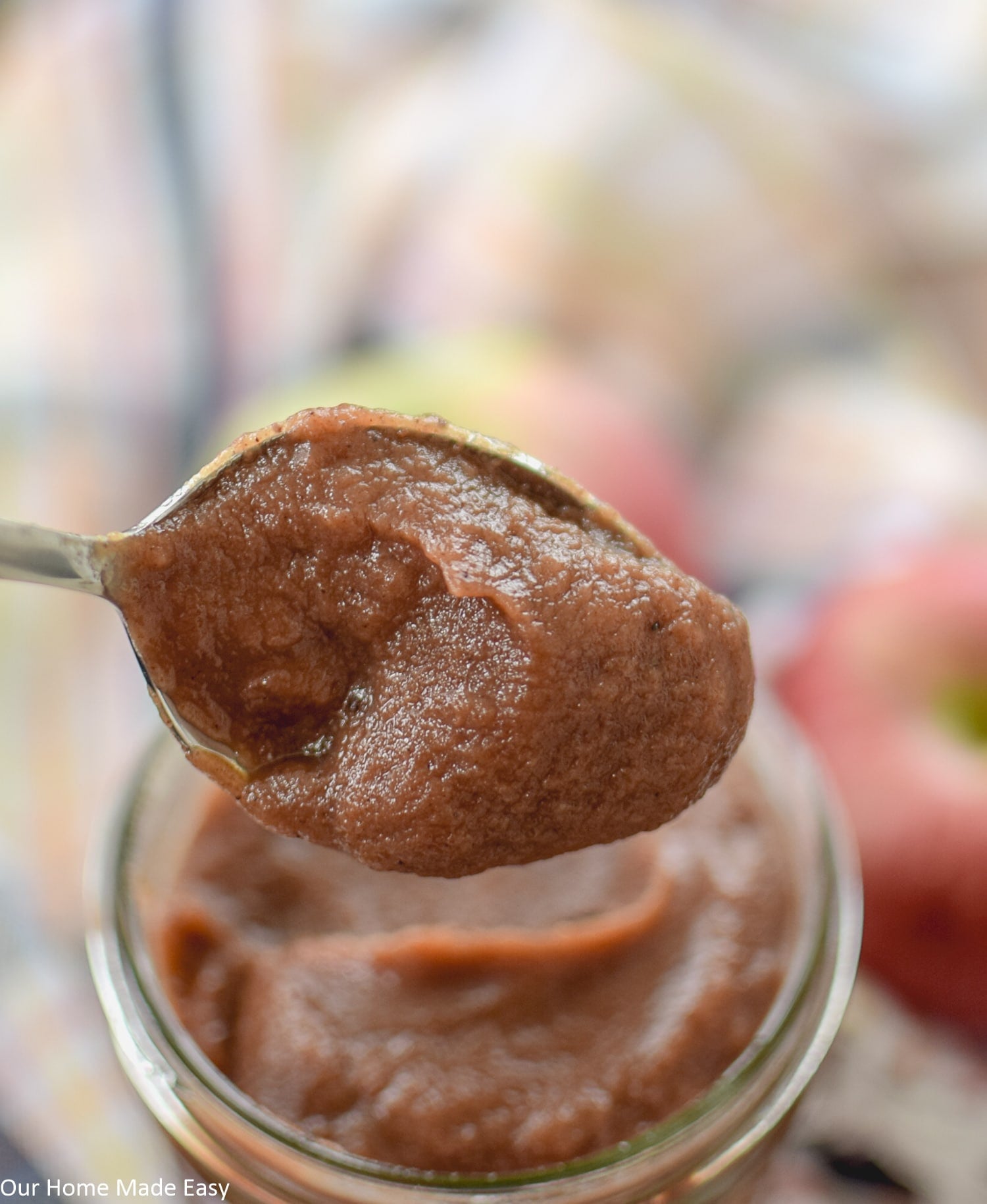 this crockpot apple butter recipe is creamy and delicious