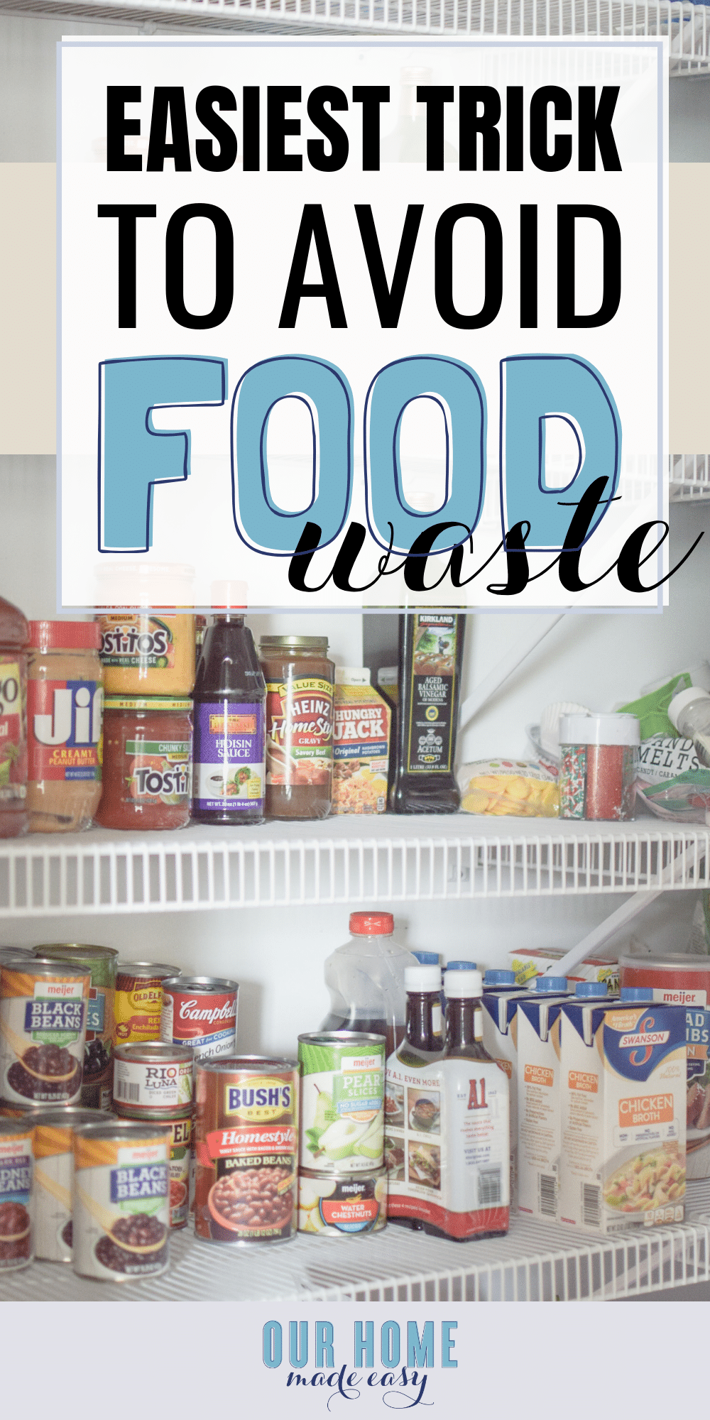 The easiest way to avoid food waste when meal prepping for the week! Mom-approved tips