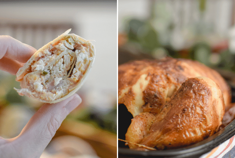 Chicken Tortilla Pinwheel Roll Ups