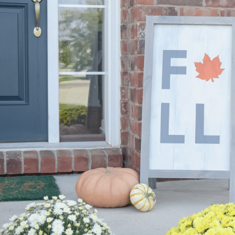 DIY Wooden Fall Sign