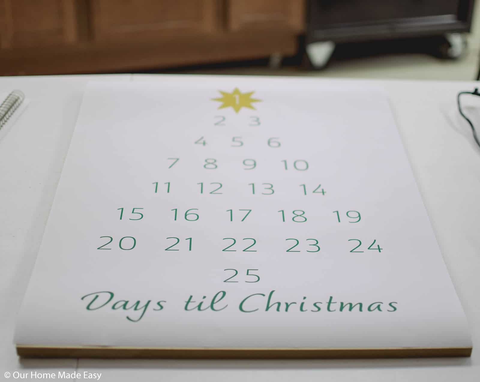 here's how to make this simple DIY advent calendar that's perfect for a farmhouse style home