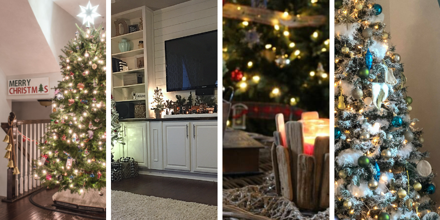 Christmas Lights Home Tour with home bloggers