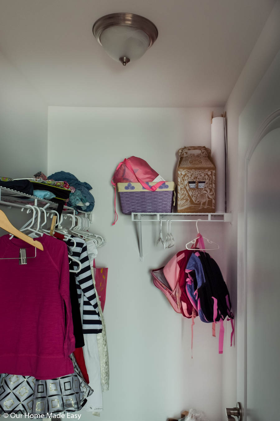 Diy Small Bedroom Closet Organization Reveal Our Home Made