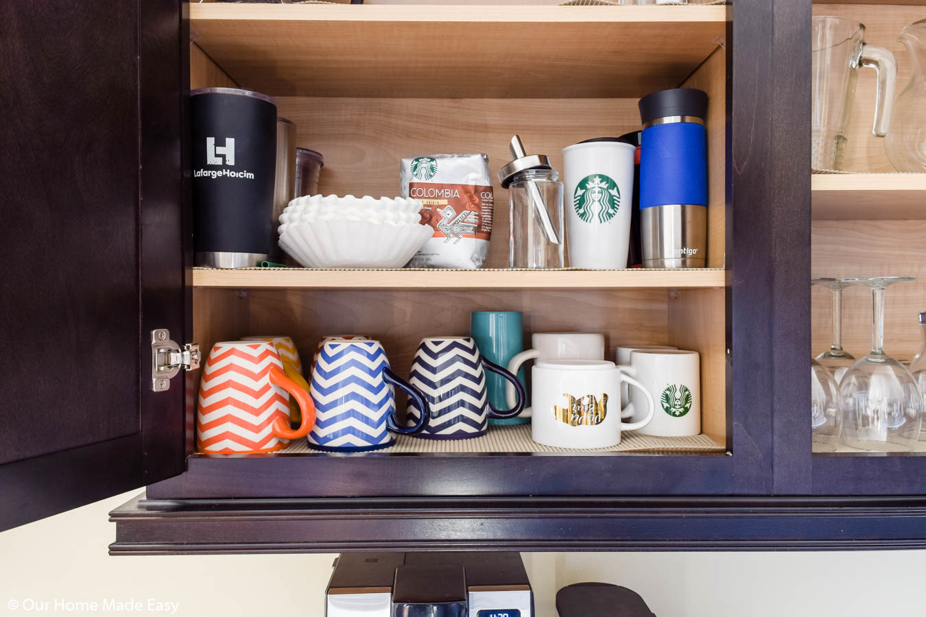 keep your cabinets organized with these kitchen decluttering tips