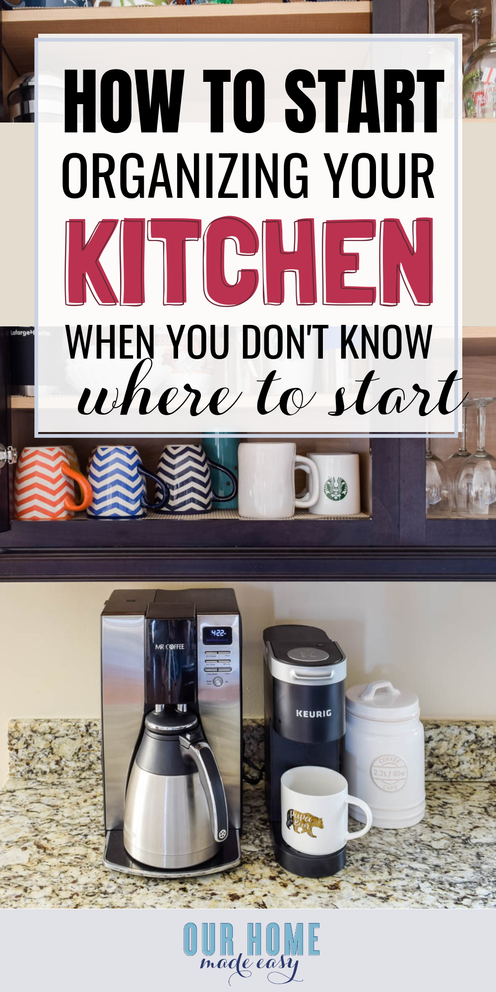 How to start organizing your kitchen when you don't know where to start