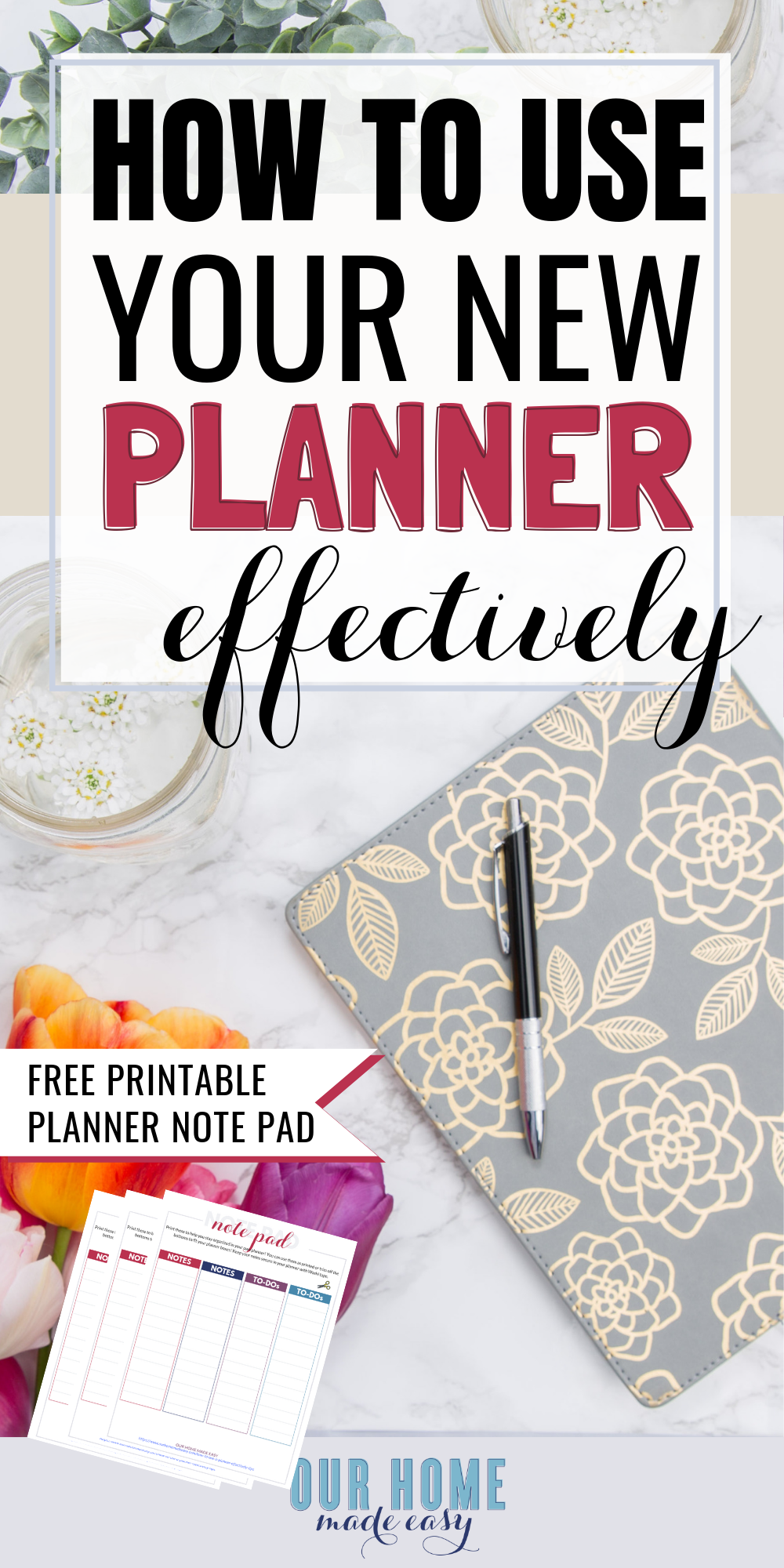 How to Use a Planner Effectively: Pro-tips from a pro-planner to make the most use out of your new planner!