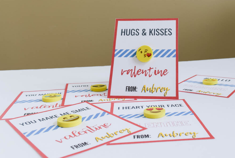Free Printable Emoji Valentines Cards