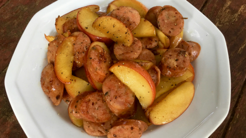 Image for Skillet Chicken Sausage with Apples