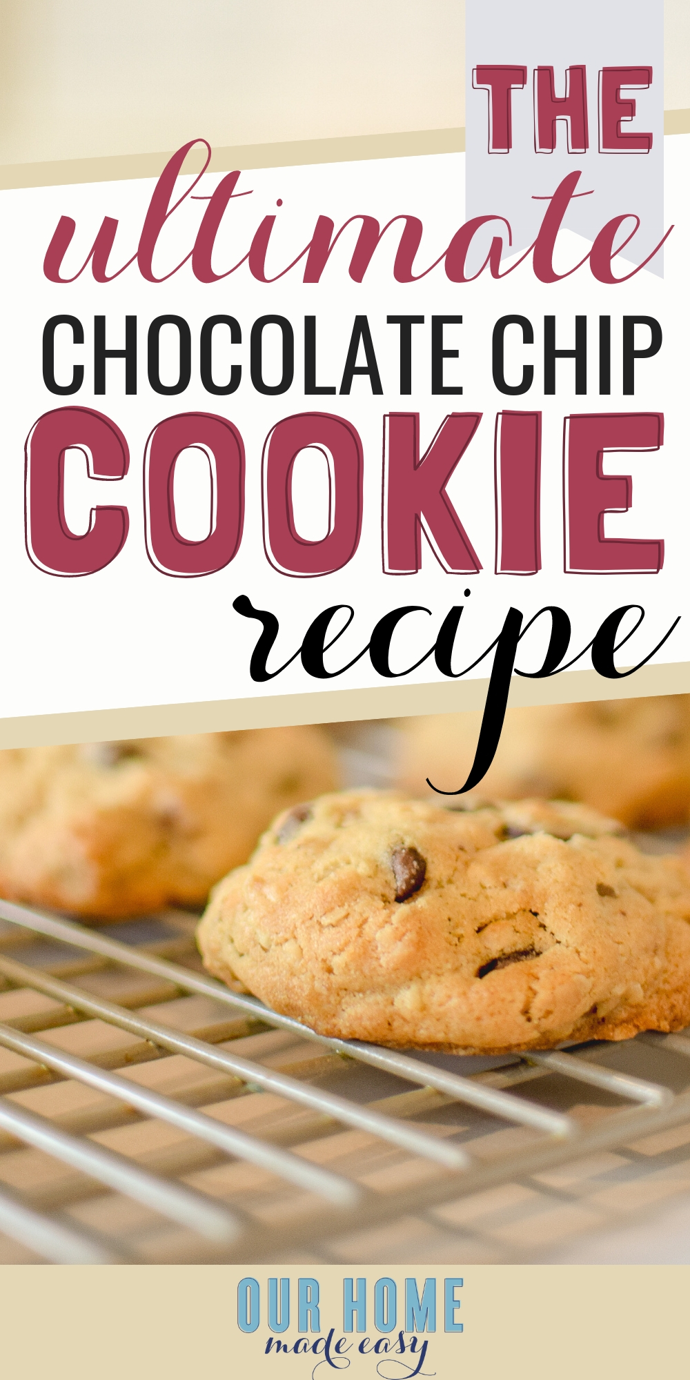 this is the ultimate cowboy cookie recipe! Packed with chocolate chips, oats, and pecans in every bite!