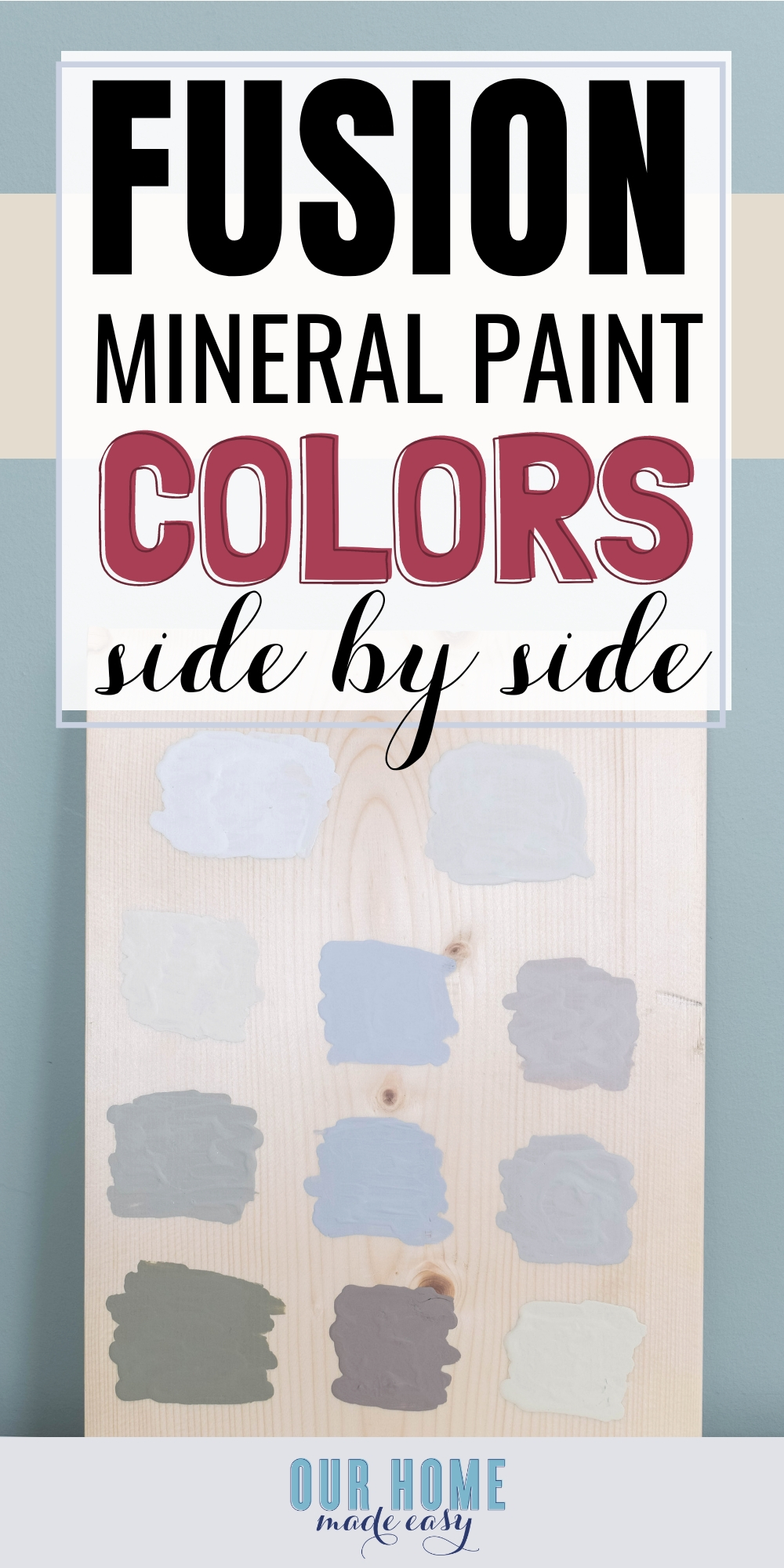 See 11 of the most popular neutral Fusion Mineral Paint colors at a glance! Skip buying your own containers and use this guide instead!