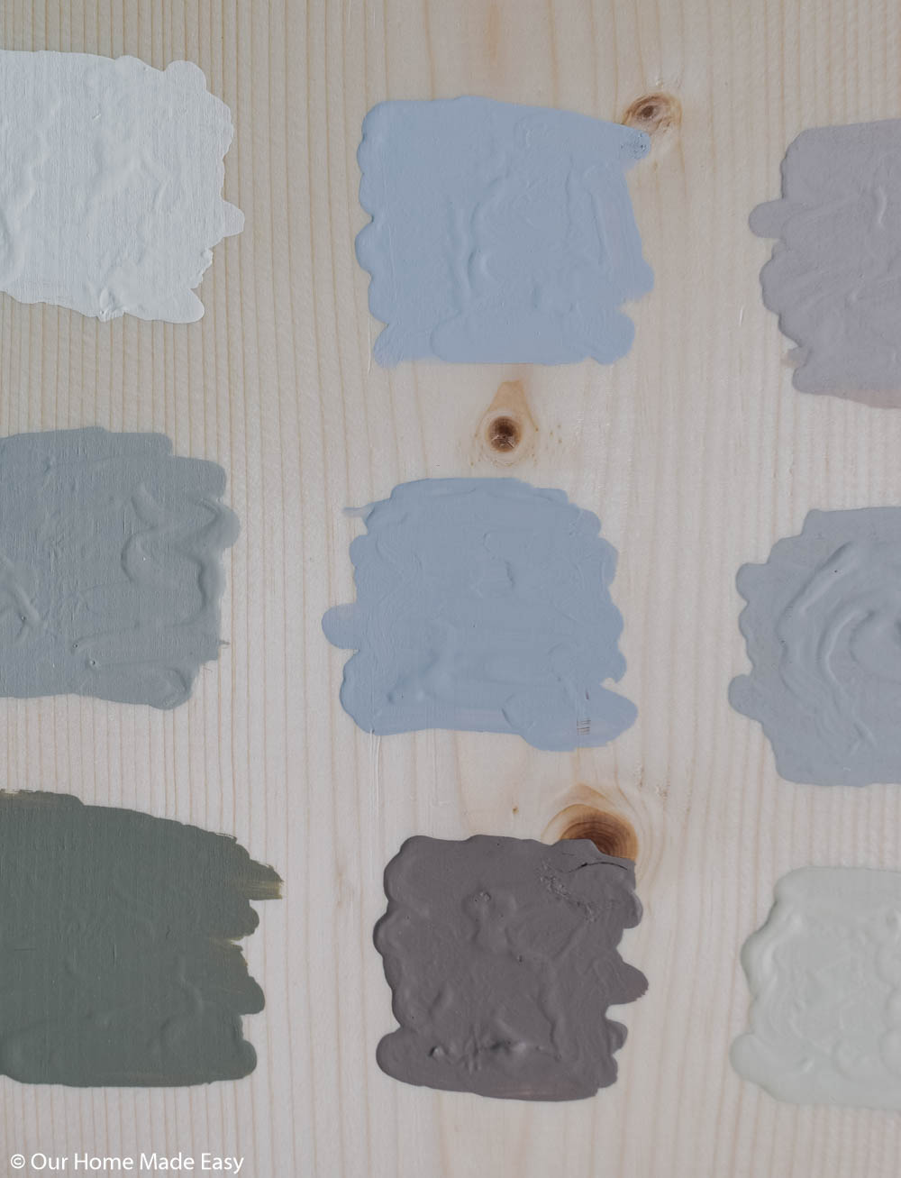 A Side by Side Comparison of Fusion Mineral Paint Colors – Our Home Made  Easy