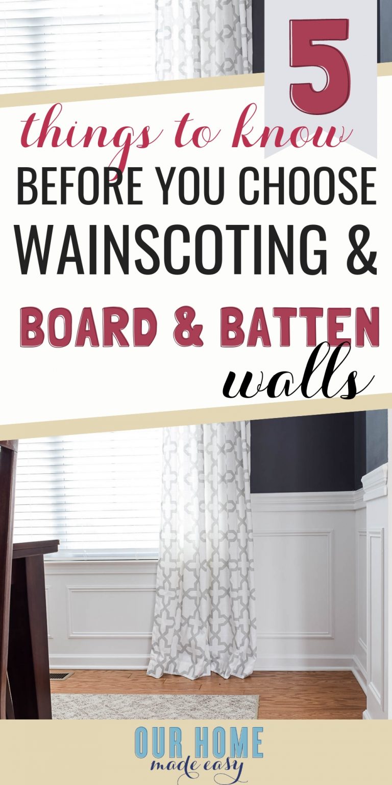 5 Things You Need to Know About Wainscoting vs Board and Batten Our