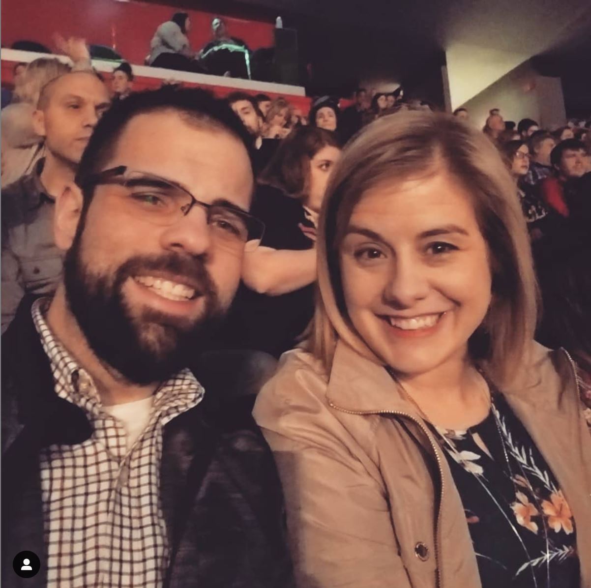 Brittany and Jordan enjoyed one last date night in downtown Ann Arbor to see Mumford & Sons