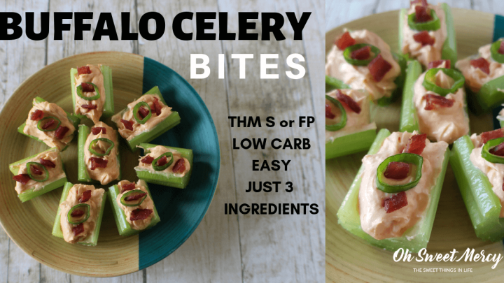 Image for Buffalo Celery Bites | THM S or FP, Low Carb