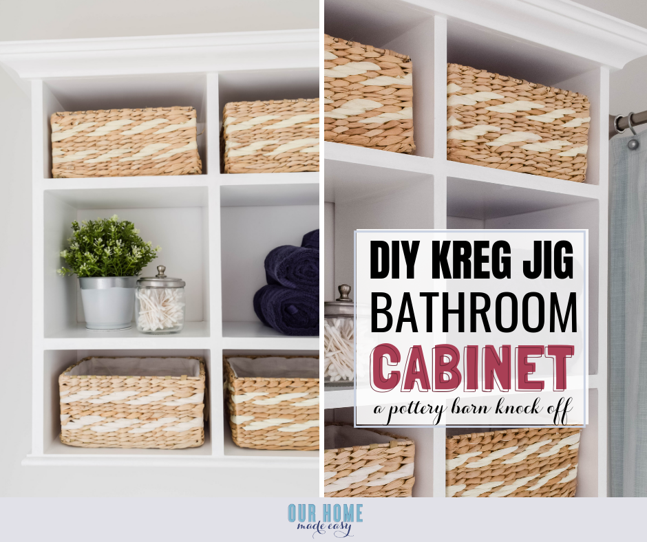 Diy Bathroom Wall Cabinet Our Home Made Easy