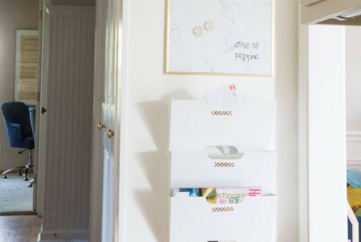 Image for Family Command Center: DIY Command Center for Hallway and Kitchen
