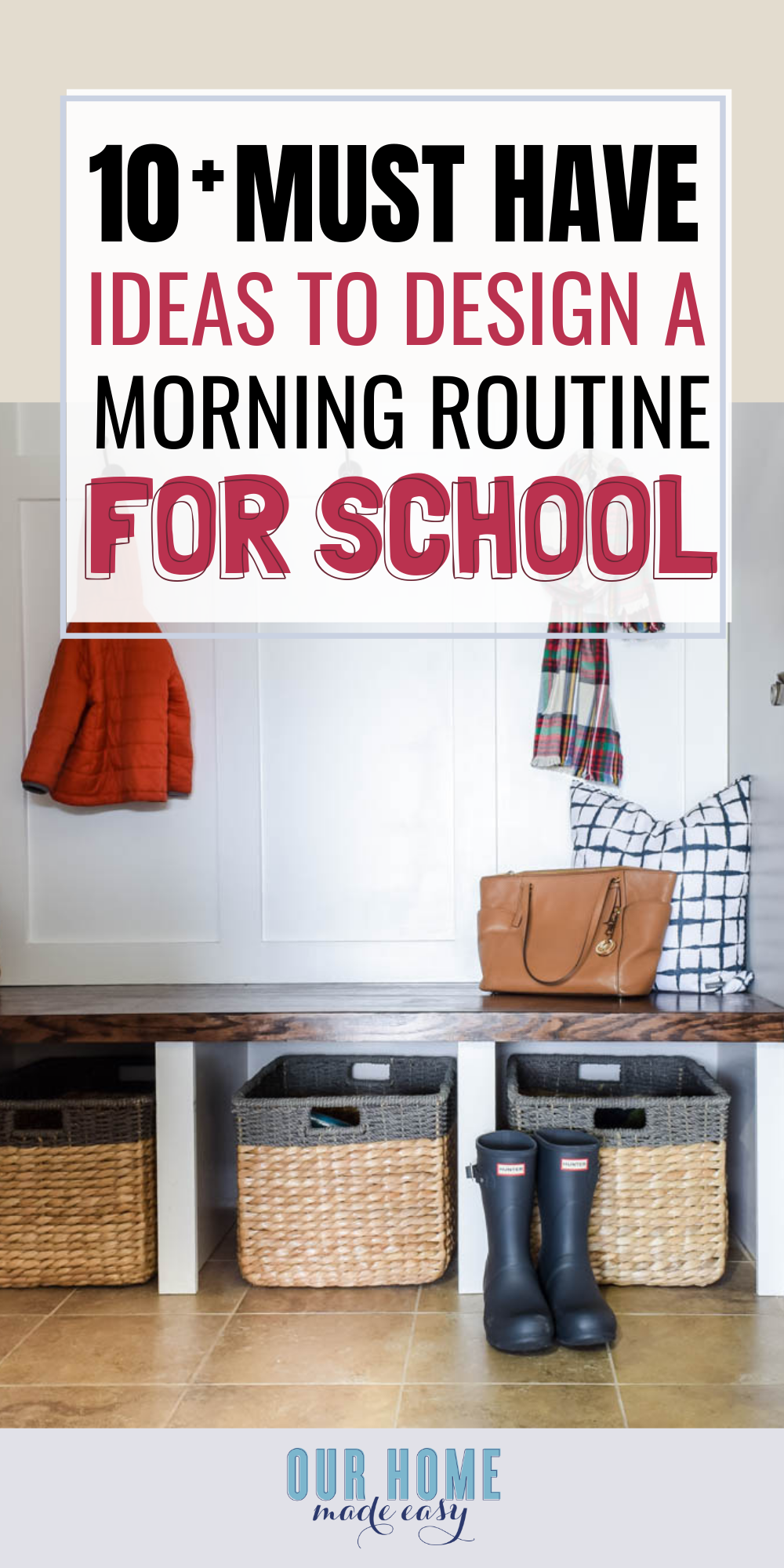 10 Must-Have Ideas to Design a Morning Routine for School Days