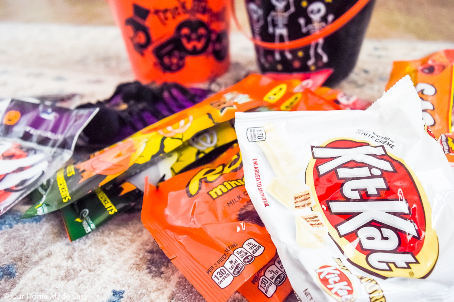 The best part of these You've Been Booed buckets? The candy, of course!