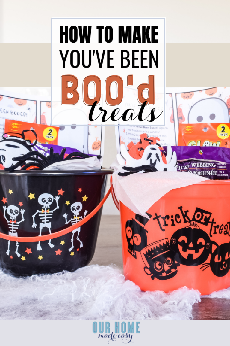 How to Make You've Been Booed Buckets | Our Home Made Easy
