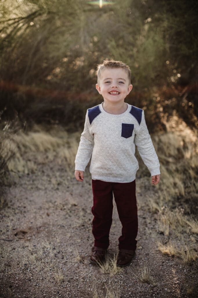 Owen Wise aged 4