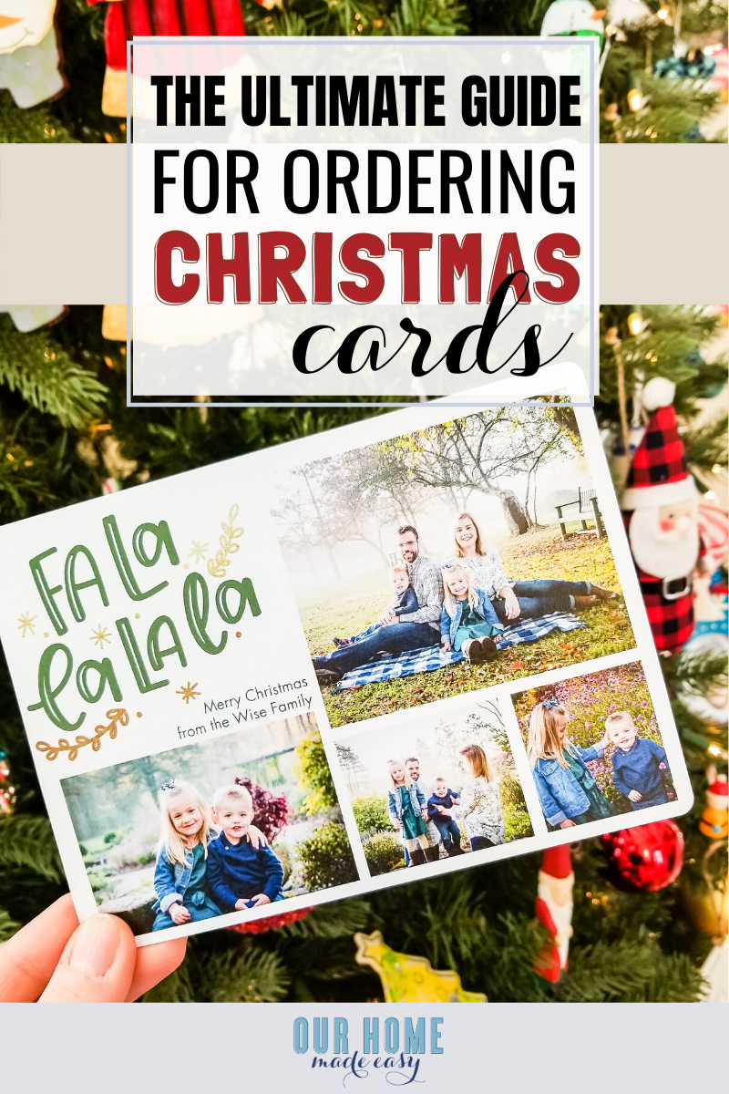 how to order family Christmas cards