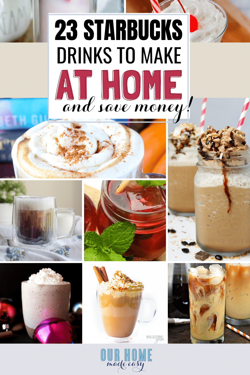 How to Make Your Favorite Starbucks Drinks at Home – Our Home Made