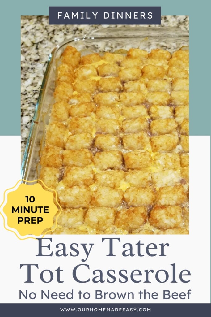 easy tater tot casserole for weeknights