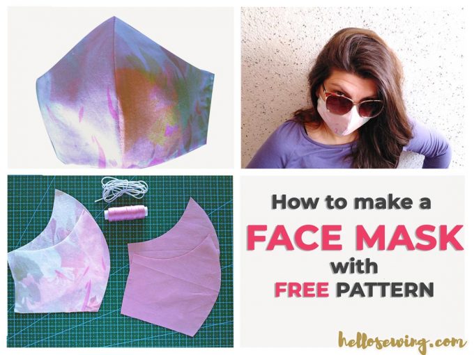 Image for Face Mask Pattern (FREE) – How to Make Diy Mouth Mask