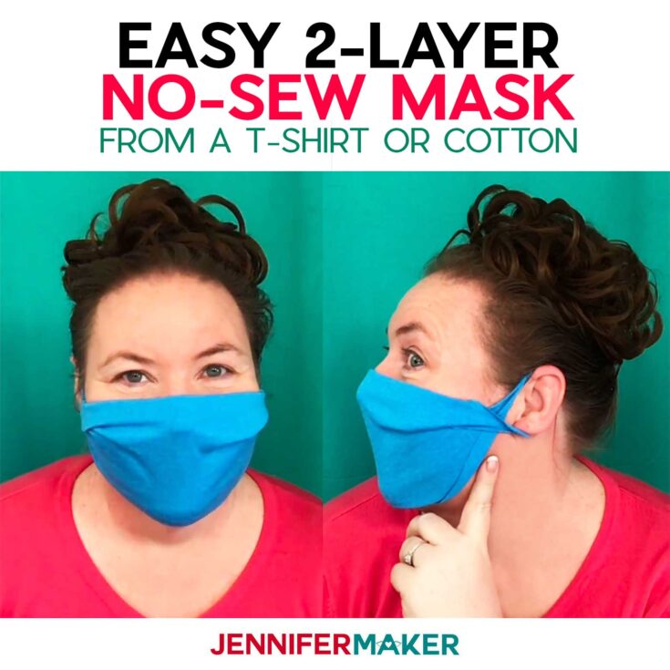 Image for Make a No-Sew Face Mask From a T-Shirt!