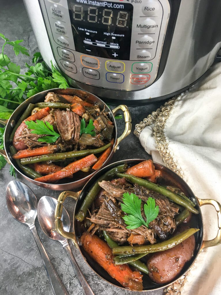 Instant Pot Beef Roast Finished