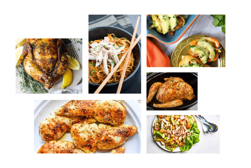 Rotisserie Chicken Collage