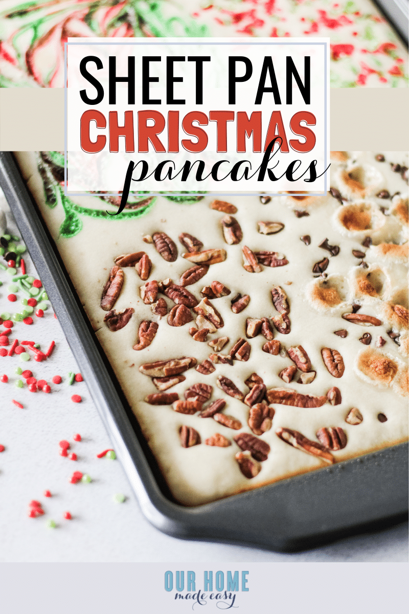 Festive Easy Sheet Pan Christmas Pancakes – Our Home Made Easy
