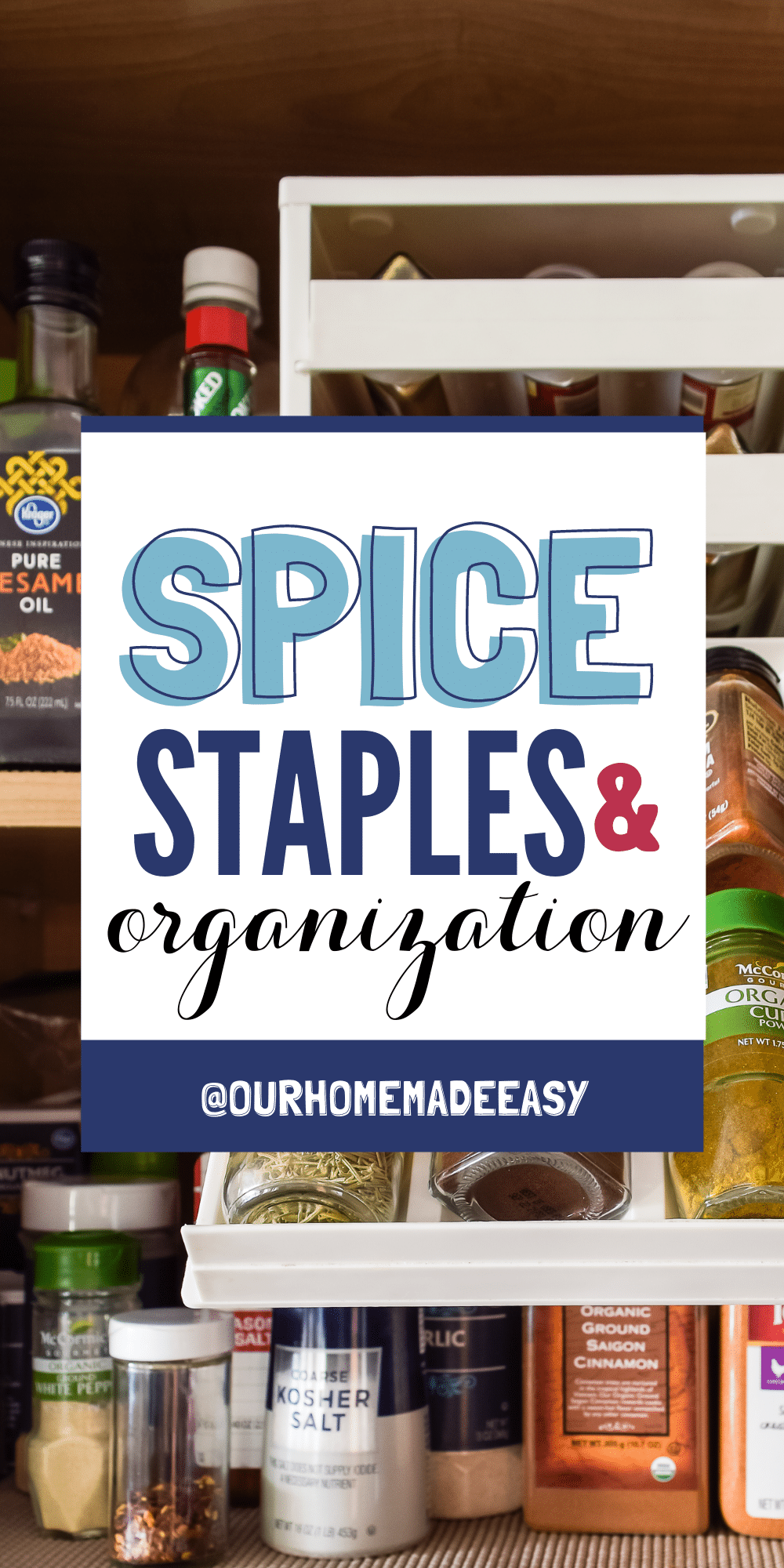 How to Organize Your Spice Jars With Labels! - South House Designs