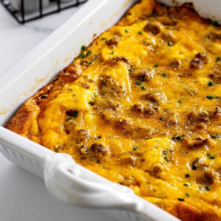 Breakfast Casserole-Overnight-Sausage-Breakfast-Casserole-Recipe