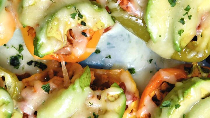 Rotisserie Chicken-chipotle_chicken_avocado_stuffed_peppers