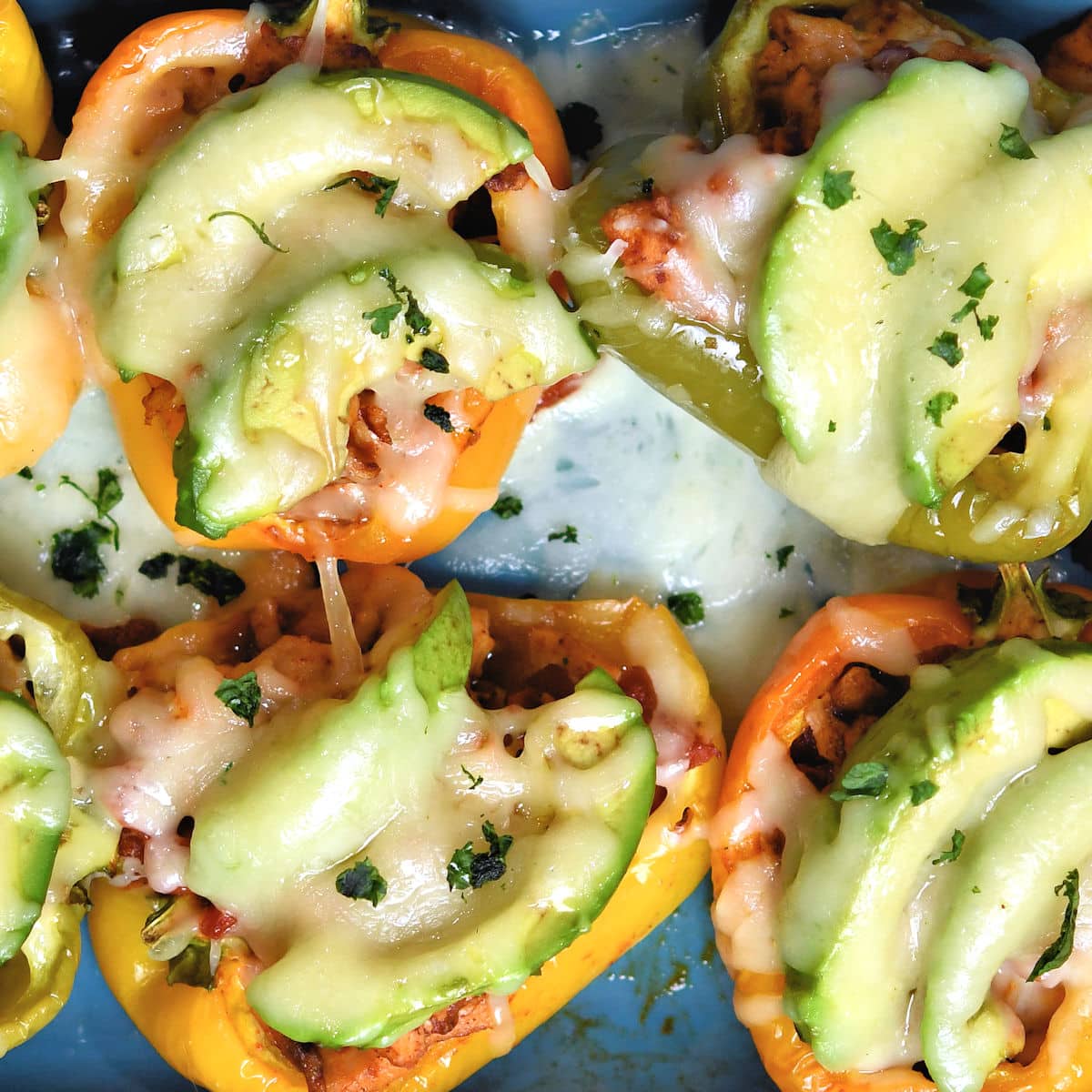 Rotisserie Chicken-chipotle_chicken_avocado_stuffed_peppers