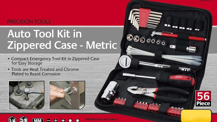 Image for APOLLO TOOLS 56 Piece Mechanic Tool Set