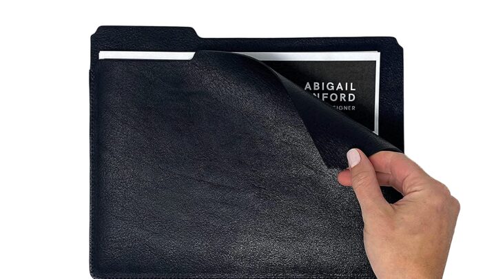 Personalized Leather File Portfolio