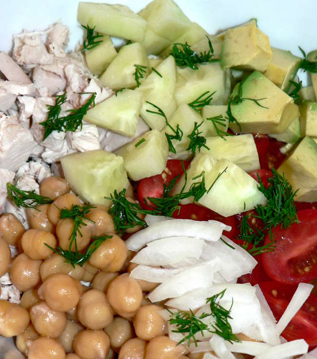 Rotisserie Chicken-salad