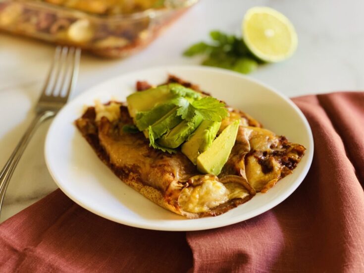 Image for Best Keto Chicken Enchiladas
