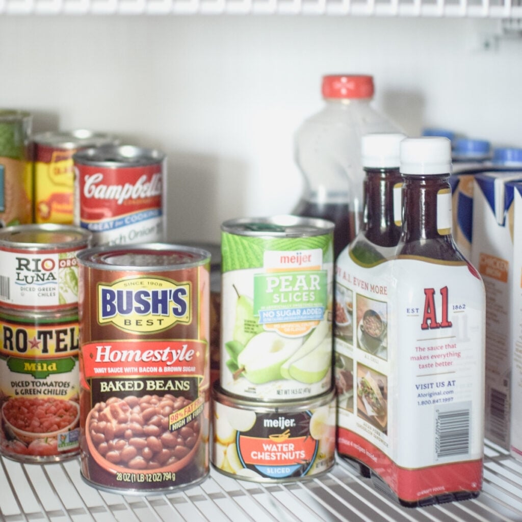pantry staples list of must haves for busy moms