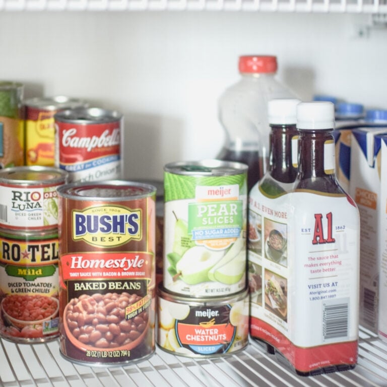 pantry staples list of must haves for busy moms